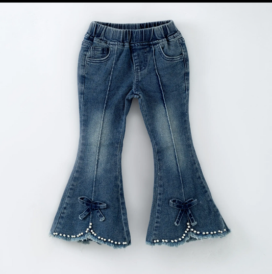 Pearl Denim Flares Youth Jeans