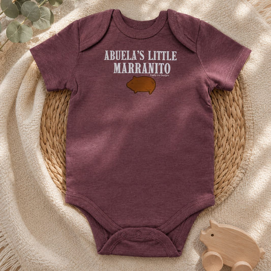 Abuela’s little Marranito Rosette Red onesie