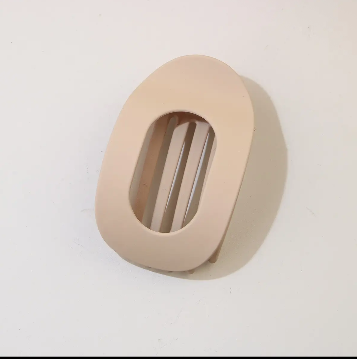 Oval Flat Hair Clip For Women, Strong Grip