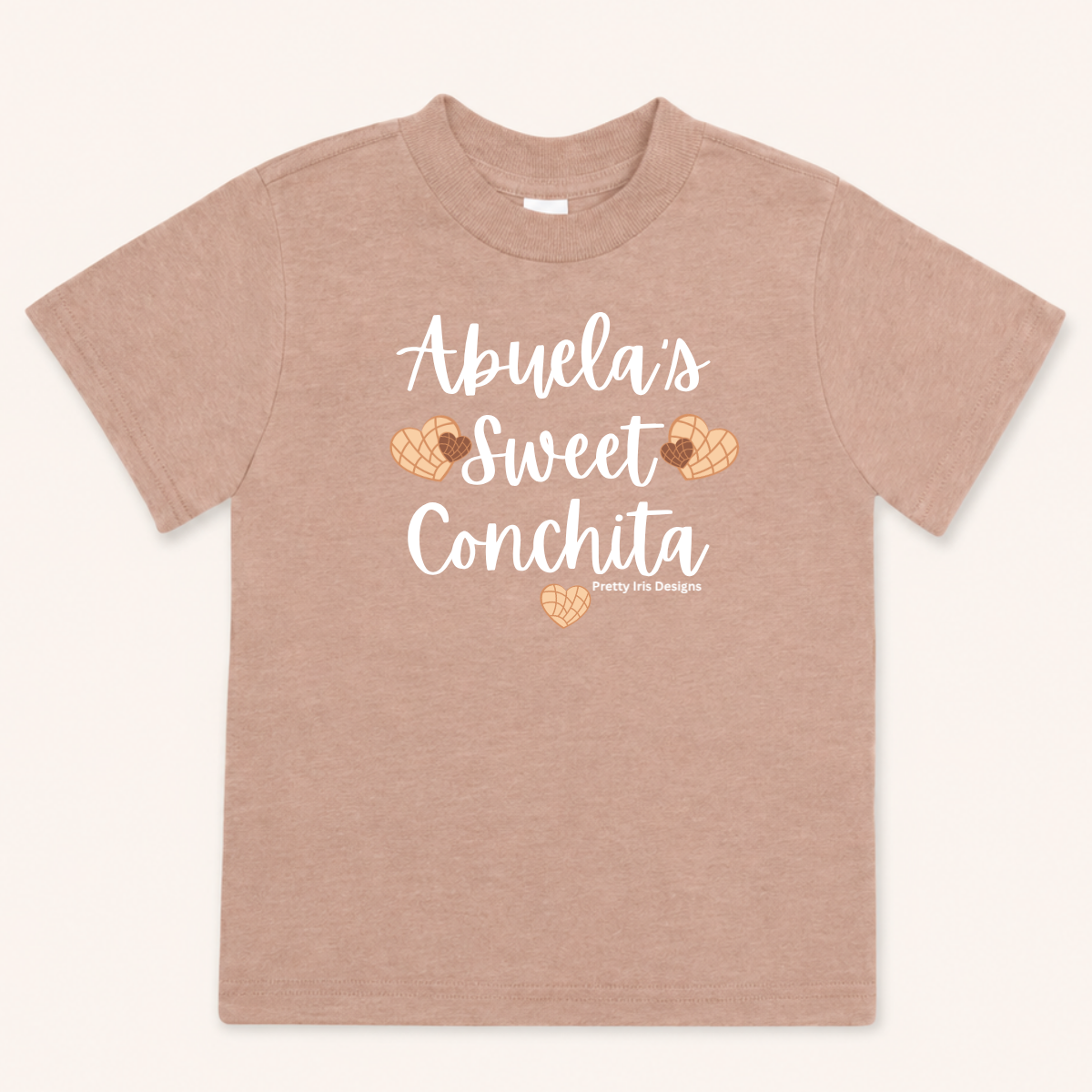 Abuela’s sweet Conchita Peach Toddler Tee