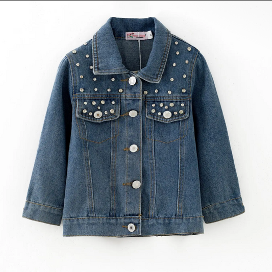 Rhinestone Denim Jean Jacket, Youth