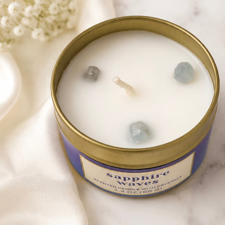 Mini crystal Candle