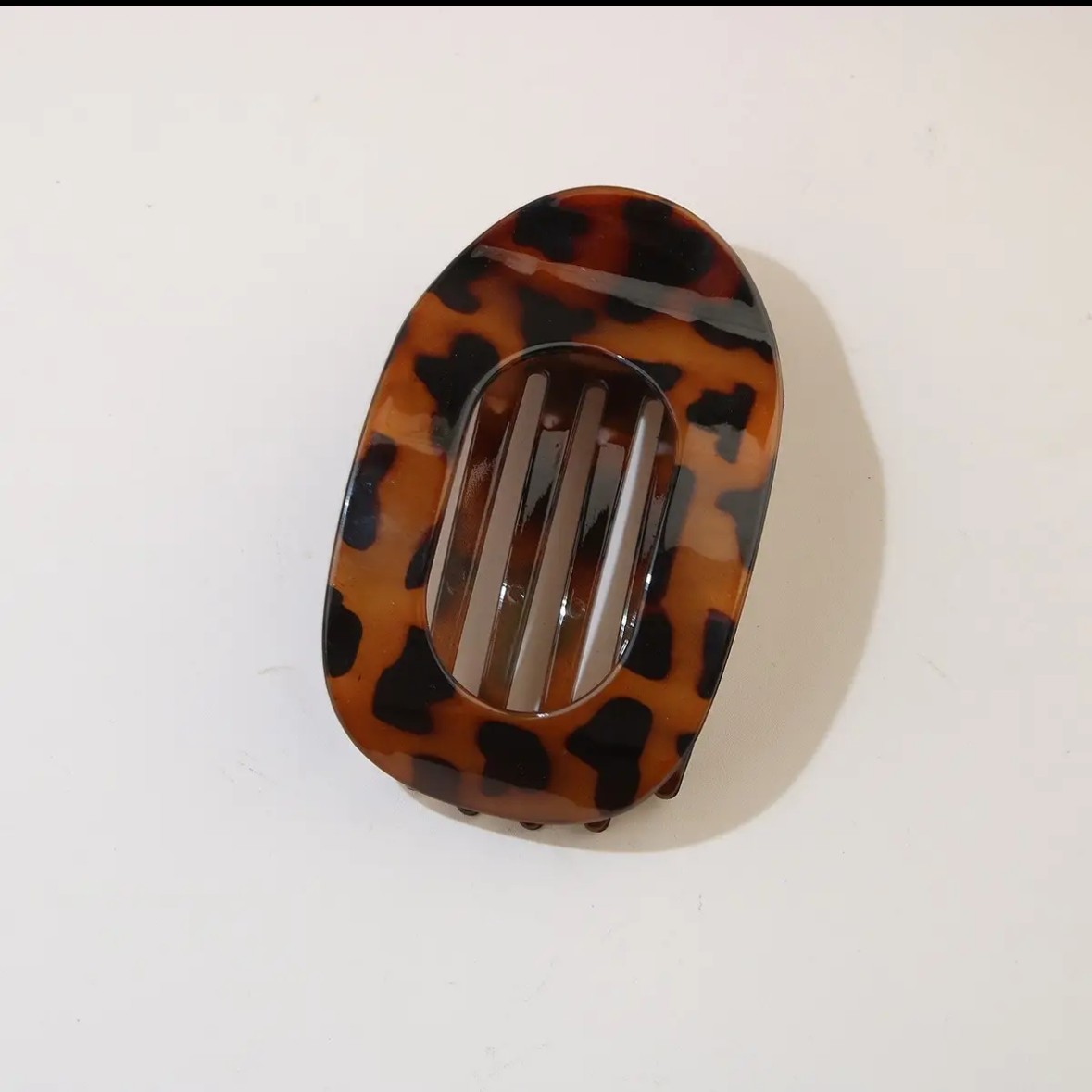 Oval Flat Hair Clip For Women, Strong Grip