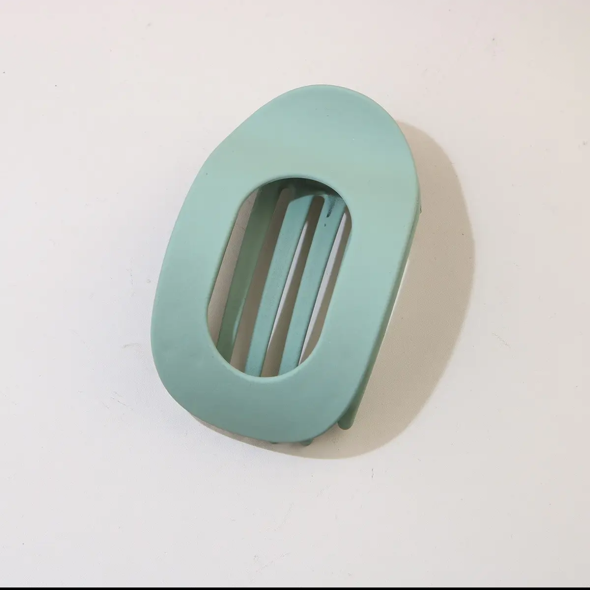 Oval Flat Hair Clip For Women, Strong Grip