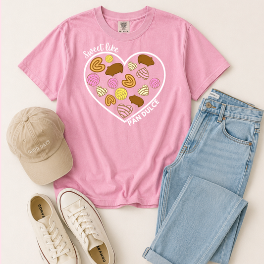 Sweet like Pan Dulce Pink Adult T-Shirt