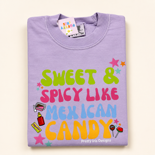Sweet & Spicy like Mexican Candy Adult Purple T-Shirt