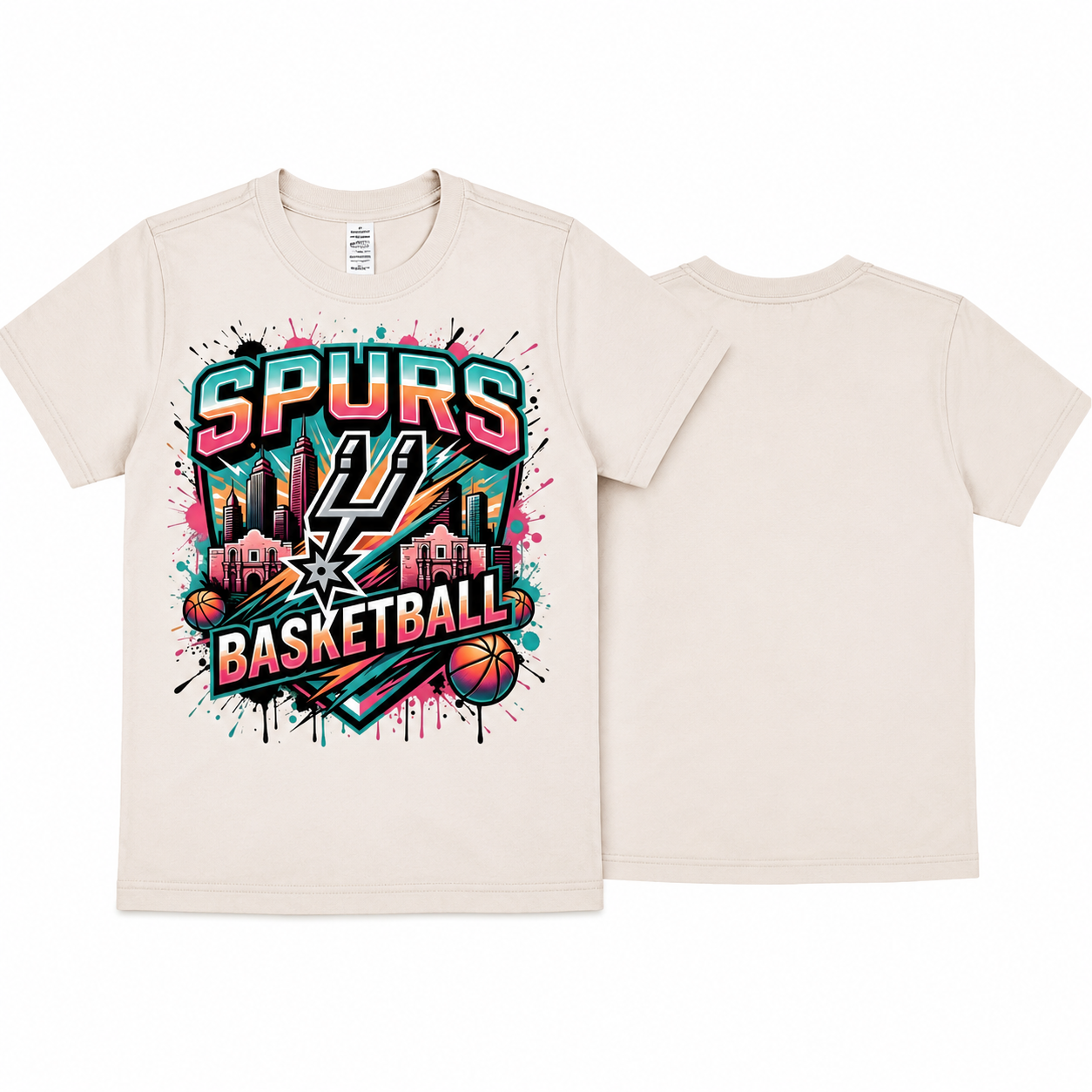 Spurs basketball youth T-shirt