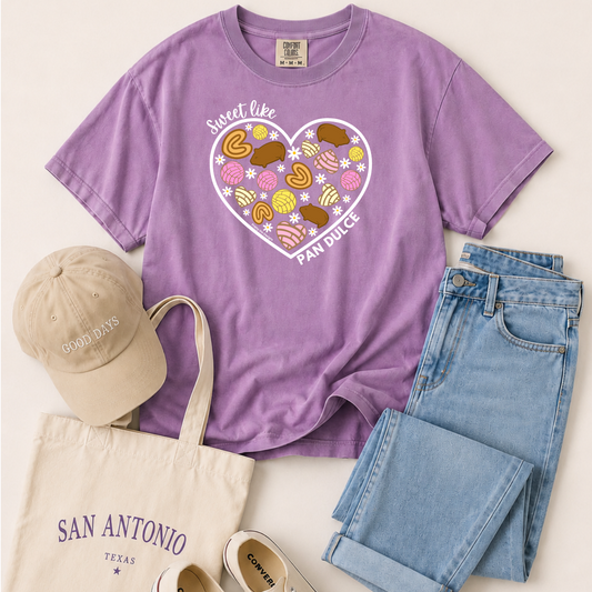 Sweet like Pan Dulce Daisy Orchid Adult T-Shirt