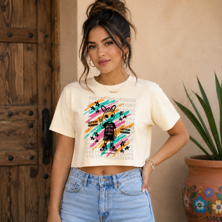 Alien Spurs women’s Crop T-shirt ￼