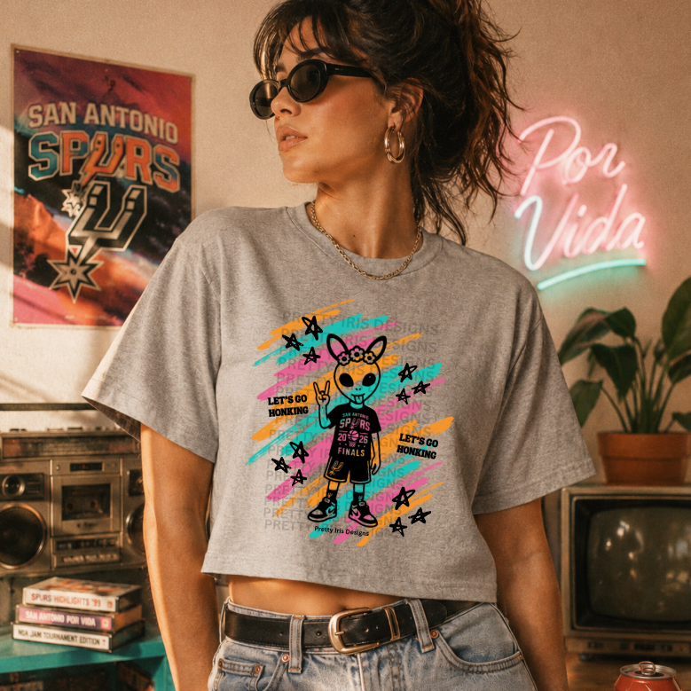 Alien Spurs women’s Crop T-shirt ￼