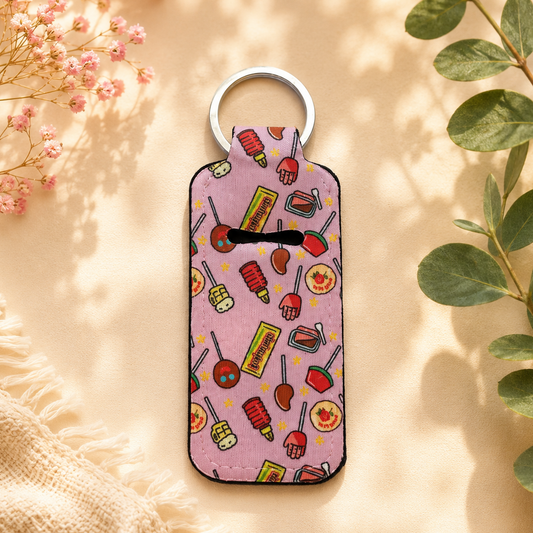 Mexican candy Chapstick keychain holder