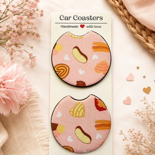 Pan Dulce Car Coasters