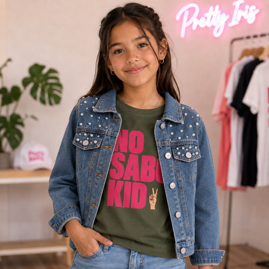 Rhinestone Denim Jean Jacket, Youth